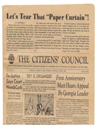 The Citizens' Council, Vol. 1, No. 9