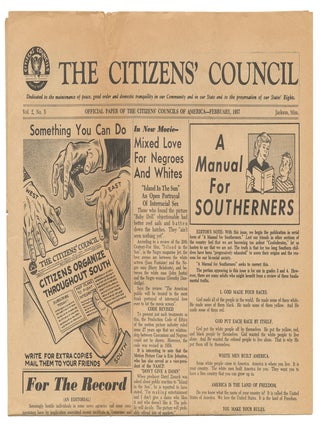 The Citizens' Council, Vol. 2, No. 5