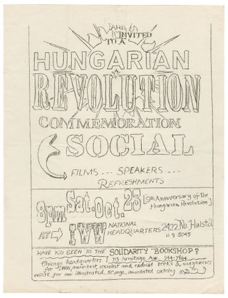Item #15189 You Are Invited to a Hungarian Revolution Commemoration Social