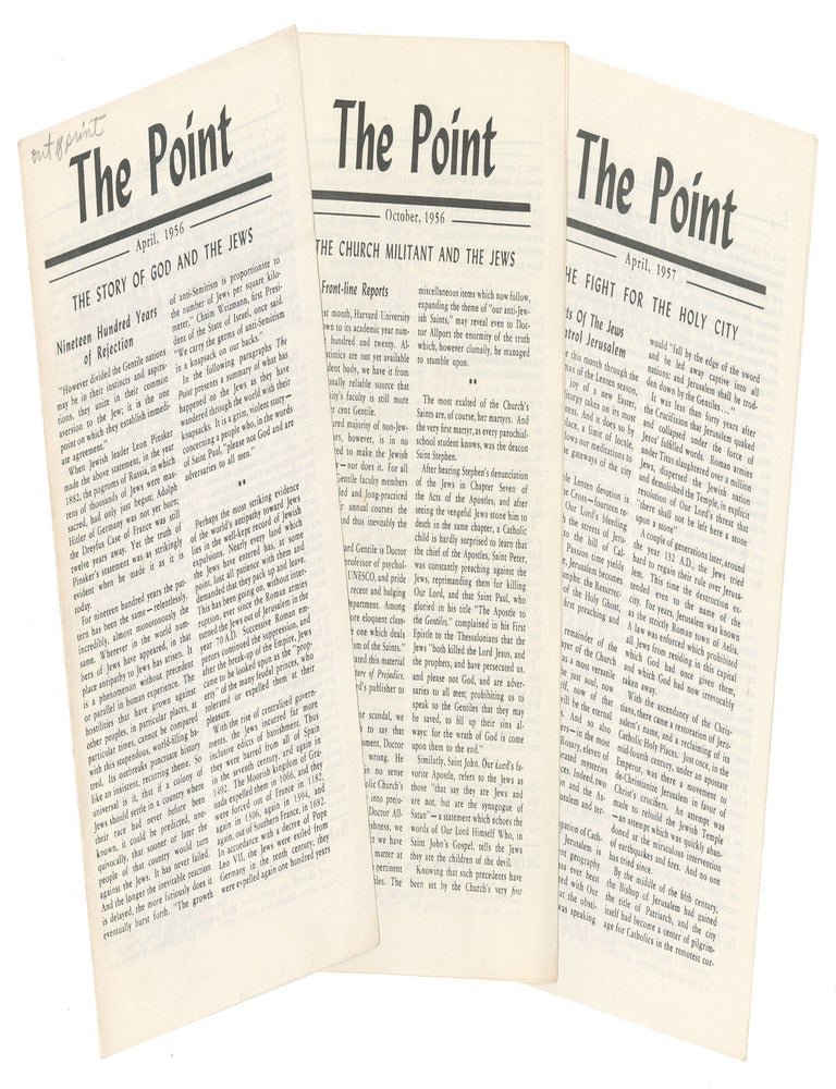 Item #15199 The Point (3 issues). Father Leonard Feeney.
