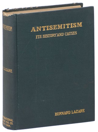 Antisemitism: Its History and Causes
