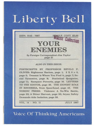 The Liberty Bell, Vol. 14, No. 11, July 1987