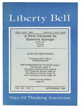 The Liberty Bell, Vol. 20, No. 1, September 1992