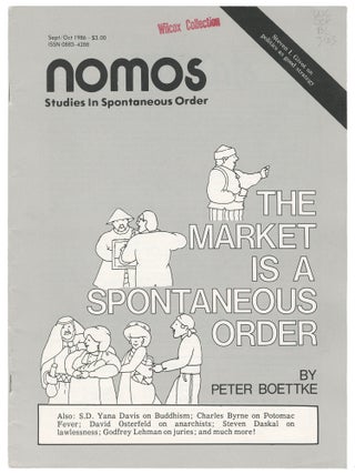 Item #15370 Nomos: Studies in Spontaneous Order, Vol. 4, No. 5 (Sept/Oct 1986). Joseph L. Bast,...