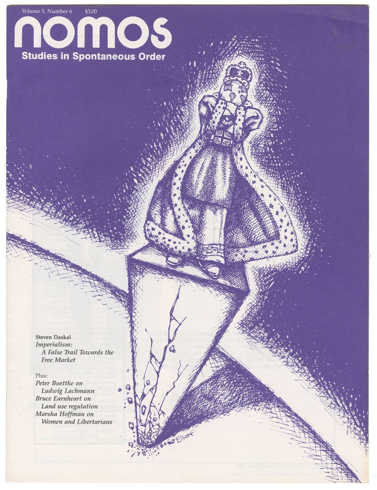 Item #15371 Nomos: Studies in Spontaneous Order, Vol. 5, No. 6 (November/December, 1987). Carol B. Low.