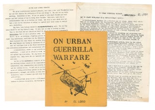 Item #15382 Three documents from a militant Puerto Rican anarchist. El Lobo