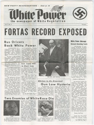 Item #15383 White Power: The Newspaper of White Revolution, Vol. 7, No. 6. Matt Koehl