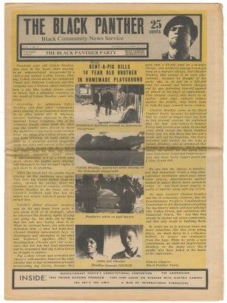 The Black Panther, Vol. V, No. 17, Saturday, October 24, 1970