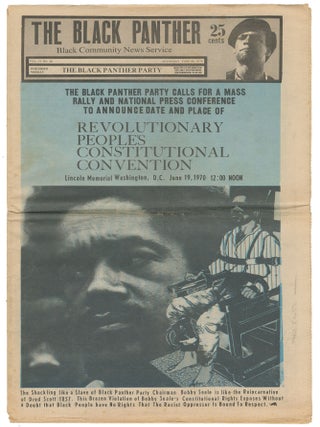 The Black Panther, Vol. IV, No. 29, Saturday, June 20, 1970
