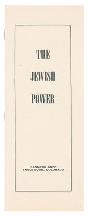 Item #8913 The Jewish Power. Kenneth Goff