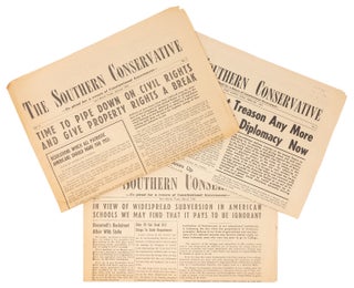 Item #9130 The Southern Conservative (three issues). Ida M. Darden