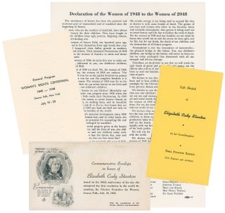 Item #9248 Commemorative Envelope in Honor of Elizabeth Cady Stanton issued on the 100th...