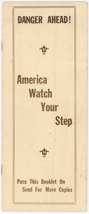 Item #9375 Danger Ahead! America Watch Your Step