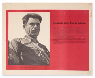 Item #9433 Manifesto of the Durruti Column