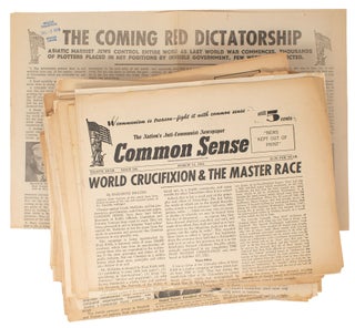Item #9482 Common Sense (142 issues) [with] The Coming Red Dictatorship broadside. Conde McGinley