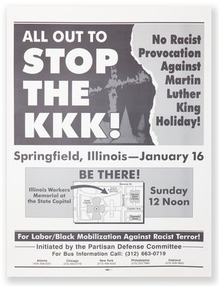 Item #9544 All Out to Stop the KKK - No Racist Provocation Against Martin Luther King Holiday!