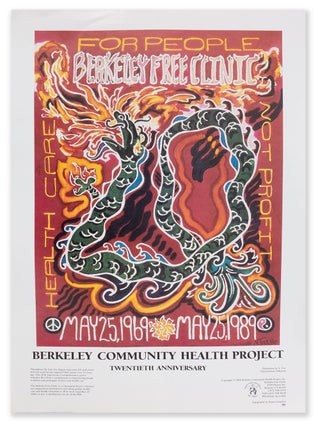 Item #9550 Berkeley Community Health Project - Twentieth Anniversary. N. Tver, artist