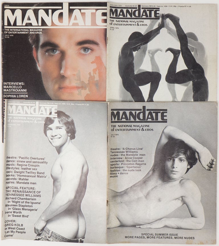 Item #9682 Mandate: The National Magazine of Entertainment & Eros (4 issues)