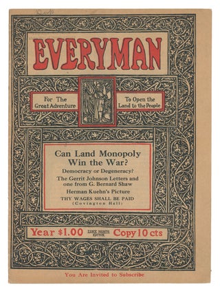 Item #9809 Everyman, Vol. 12, No. 8, April 1918. Luke North