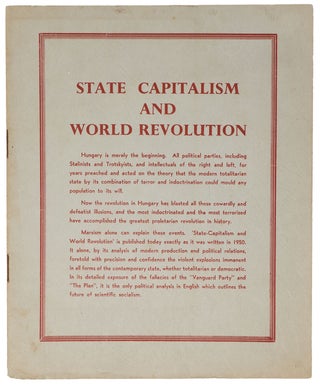 Item #9845 State Capitalism and World Revolution