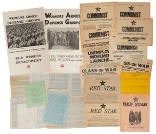 Item #9846 A sizable collection of material from the Marxist-Leninist Party, Red Women's...